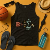 Be Greater Than Average Funny Math Teacher Nerd Tank Top