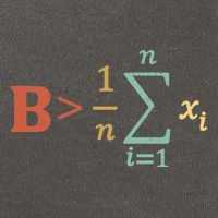 Be Greater Than Average Funny Math Teacher Nerd Cotton Canvas Backpack