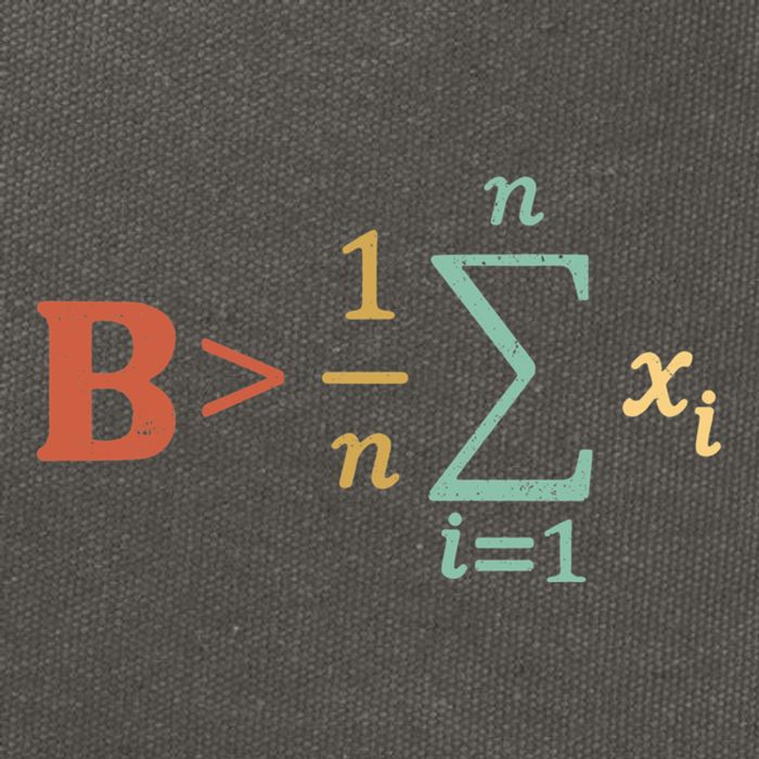 Be Greater Than Average Funny Math Teacher Nerd Cotton Canvas Backpack