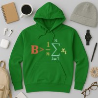 Be Greater Than Average Funny Math Teacher Nerd Hoodie