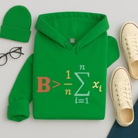 Be Greater Than Average Funny Math Teacher Nerd Hoodie