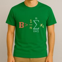 Be Greater Than Average Funny Math Teacher Nerd T-Shirt