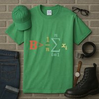 Be Greater Than Average Funny Math Teacher Nerd Tall T-Shirt