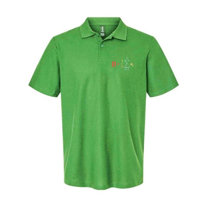 Be Greater Than Average Funny Math Teacher Nerd Polo