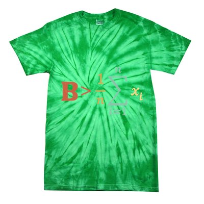 Be Greater Than Average Funny Math Teacher Nerd Tie-Dye T-Shirt