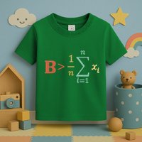 Be Greater Than Average Funny Math Teacher Nerd Toddler T-Shirt