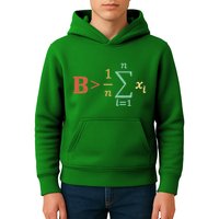 Be Greater Than Average Funny Math Teacher Nerd Kids Hoodie