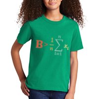 Be Greater Than Average Funny Math Teacher Nerd Kids T-Shirt