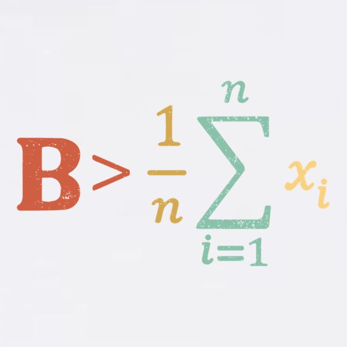 Be Greater Than Average Funny Math Teacher Nerd Garment-Dyed Sweatshirt