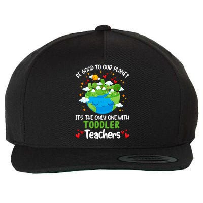 Be Good To Our Planet With Earth Day Cool Gift Wool Snapback Cap