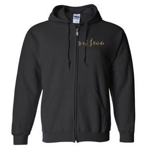 Be Greater Than Average Funny Calculus Full Zip Hoodie