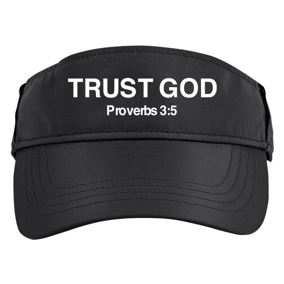 Bryson Gray Trust God Proverbs Adult Drive Performance Visor