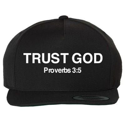 Bryson Gray Trust God Proverbs Wool Snapback Cap