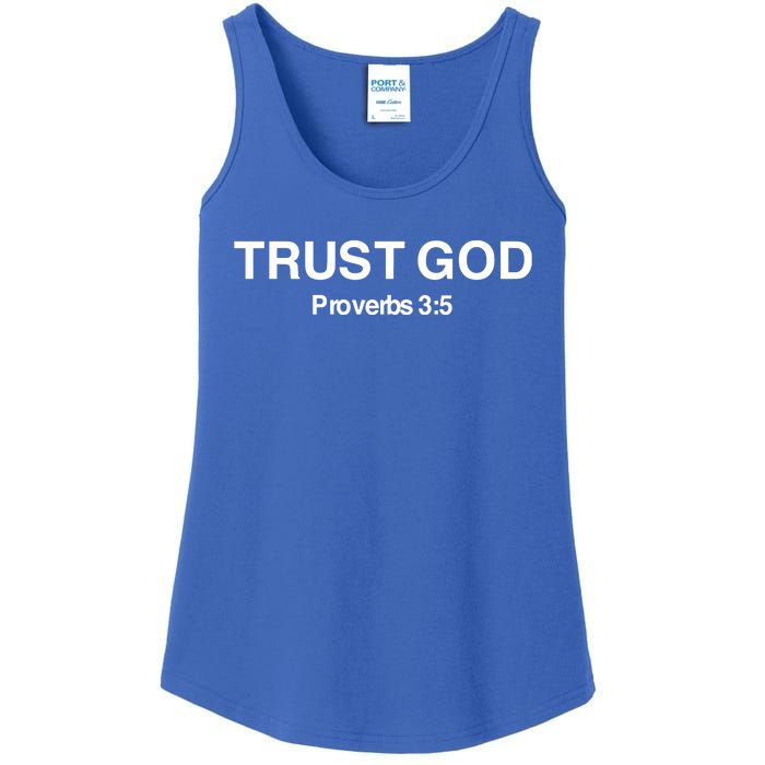 Bryson Gray Trust God Proverbs Ladies Essential Tank