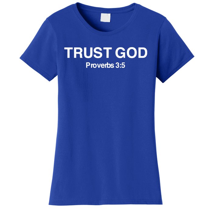 Bryson Gray Trust God Proverbs Women's T-Shirt