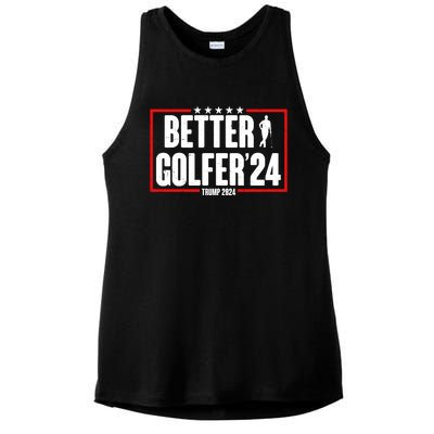 Better Golfer Trump 2024 Ladies PosiCharge Tri-Blend Wicking Tank