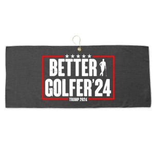 Better Golfer Trump 2024 Large Microfiber Waffle Golf Towel