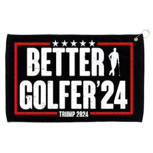 Better Golfer Trump 2024 Grommeted Golf Towel