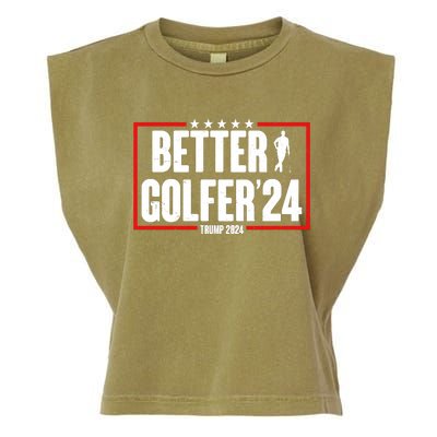 Better Golfer Trump 2024 Garment-Dyed Women's Muscle Tee