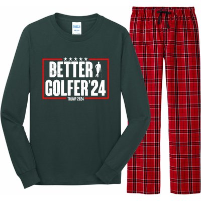 Better Golfer Trump 2024 Long Sleeve Pajama Set