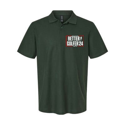 Better Golfer Trump 2024 Softstyle Adult Sport Polo