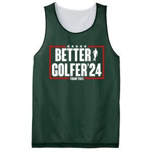 Better Golfer Trump 2024 Mesh Reversible Basketball Jersey Tank