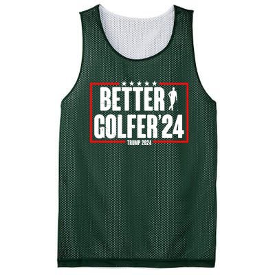 Better Golfer Trump 2024 Mesh Reversible Basketball Jersey Tank