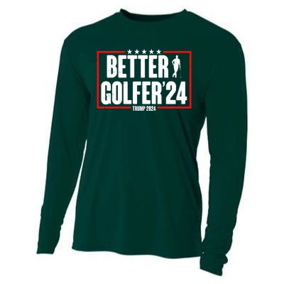 Better Golfer Trump 2024 Cooling Performance Long Sleeve Crew