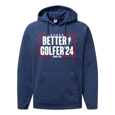 Better Golfer Trump 2024 Performance Fleece Hoodie