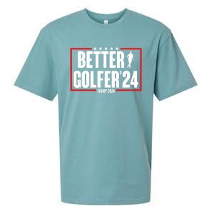 Better Golfer Trump 2024 Sueded Cloud Jersey T-Shirt