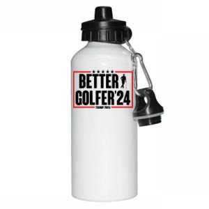 Better Golfer Trump 2024 Aluminum Water Bottle