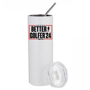 Better Golfer Trump 2024 Stainless Steel Tumbler