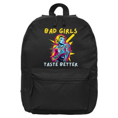 Bad Girl Taste Better Graphic Tattoo 16 in Basic Backpack