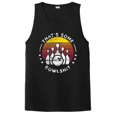 Bowling Gift That's Some Bowlshit Bowl Lover Bowler PosiCharge Competitor Tank