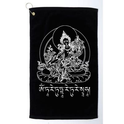 Buddha Green Tara Tra Tibetan Buddhism Vajrayana Meaningful Gift Golf Towel