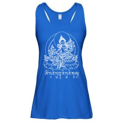 Buddha Green Tara Tra Tibetan Buddhism Vajrayana Meaningful Gift Ladies Essential Flowy Tank