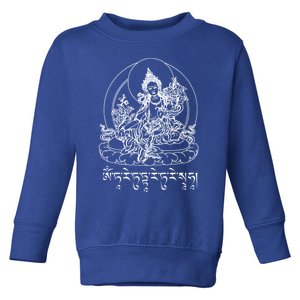 Buddha Green Tara Tra Tibetan Buddhism Vajrayana Meaningful Gift Toddler Sweatshirt