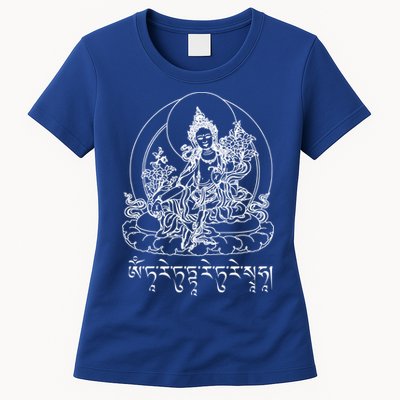 Buddha Green Tara Tra Tibetan Buddhism Vajrayana Meaningful Gift Womens T-Shirt