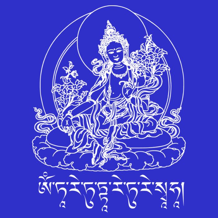 Buddha Green Tara Tra Tibetan Buddhism Vajrayana Meaningful Gift Womens T-Shirt