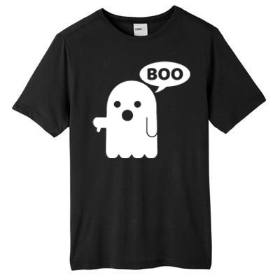 Boo Ghost Thumbs Down Funny Gift Tall Fusion ChromaSoft Performance T-Shirt