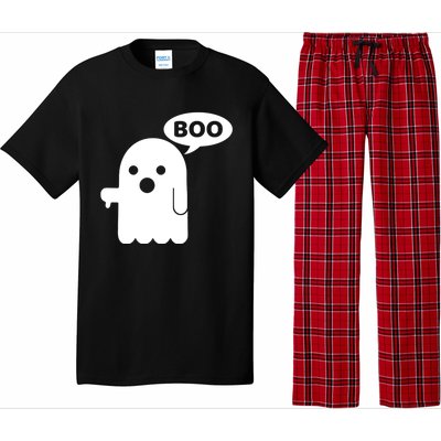 Boo Ghost Thumbs Down Funny Gift Pajama Set