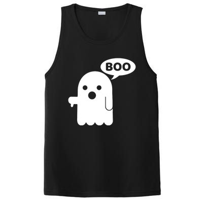 Boo Ghost Thumbs Down Funny Gift PosiCharge Competitor Tank