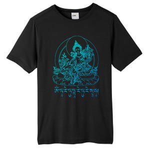 Buddha Green Tara Tra Tibetan Buddhism Vajrayana Meaningful Gift Tall Fusion ChromaSoft Performance T-Shirt