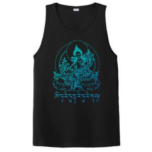 Buddha Green Tara Tra Tibetan Buddhism Vajrayana Meaningful Gift PosiCharge Competitor Tank