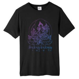 Buddha Green Tara Tra Tibetan Buddhism Vajrayana Meaningful Gift Tall Fusion ChromaSoft Performance T-Shirt