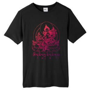 Buddha Green Tara Tra Tibetan Buddhism Vajrayana Meaningful Gift Tall Fusion ChromaSoft Performance T-Shirt