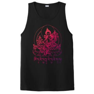 Buddha Green Tara Tra Tibetan Buddhism Vajrayana Meaningful Gift PosiCharge Competitor Tank