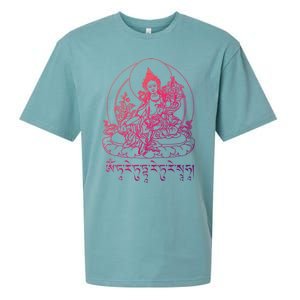 Buddha Green Tara Tra Tibetan Buddhism Vajrayana Meaningful Gift Sueded Cloud Jersey T-Shirt