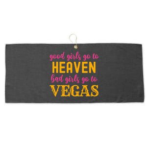 Bad Go To Vegas Funny Las Vegas Trip Gift Large Microfiber Waffle Golf Towel