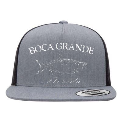 Boca Grande Tarpon Capital Of The World Gasparilla Flat Bill Trucker Hat